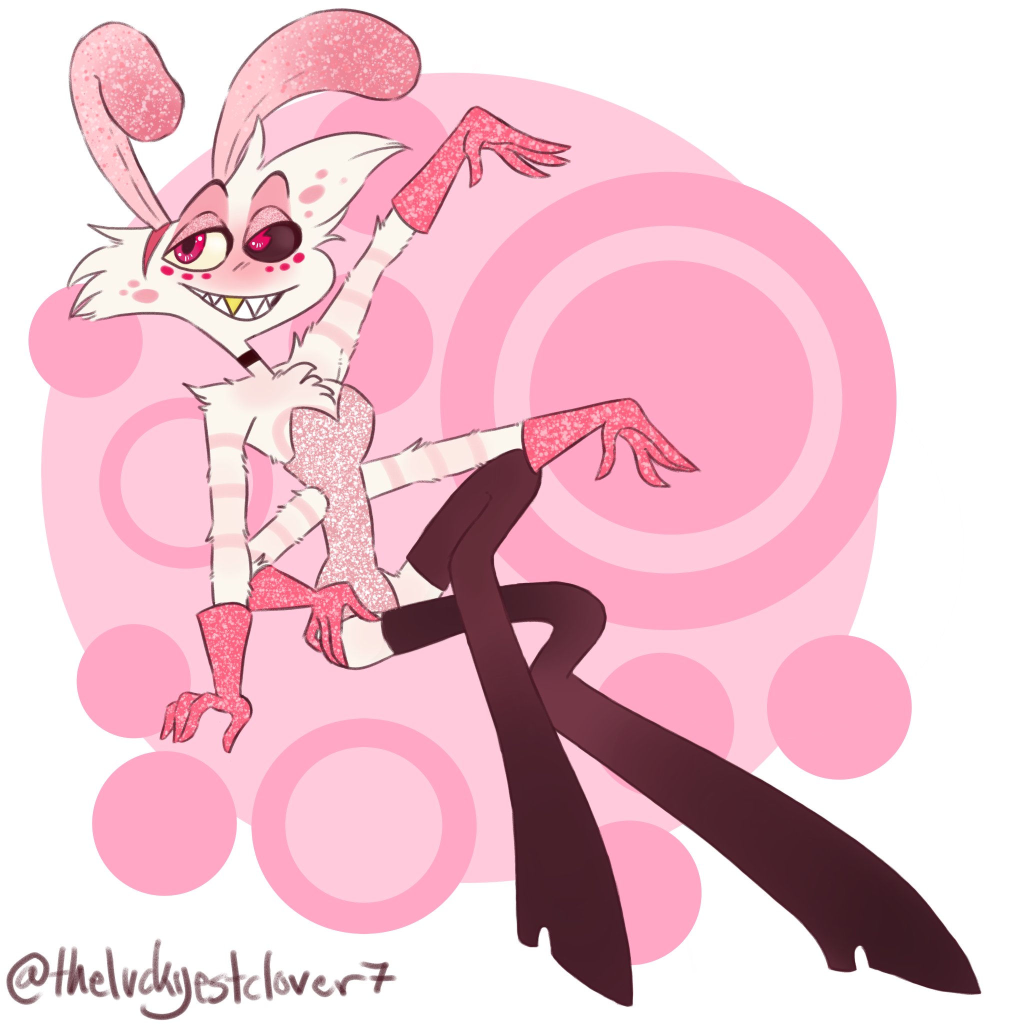 theluckyestclover7 Twitterren: "Happy Easter! #happyeaster #Easter  #easterbunny #playboybunny #hazbinhotel #hazbinhotelangeldust #angeldust  #hazbinhotelvaggie #vaggie #charliemagne #hazbinhotelcharlie…  https://t.co/D2khO1riWL"