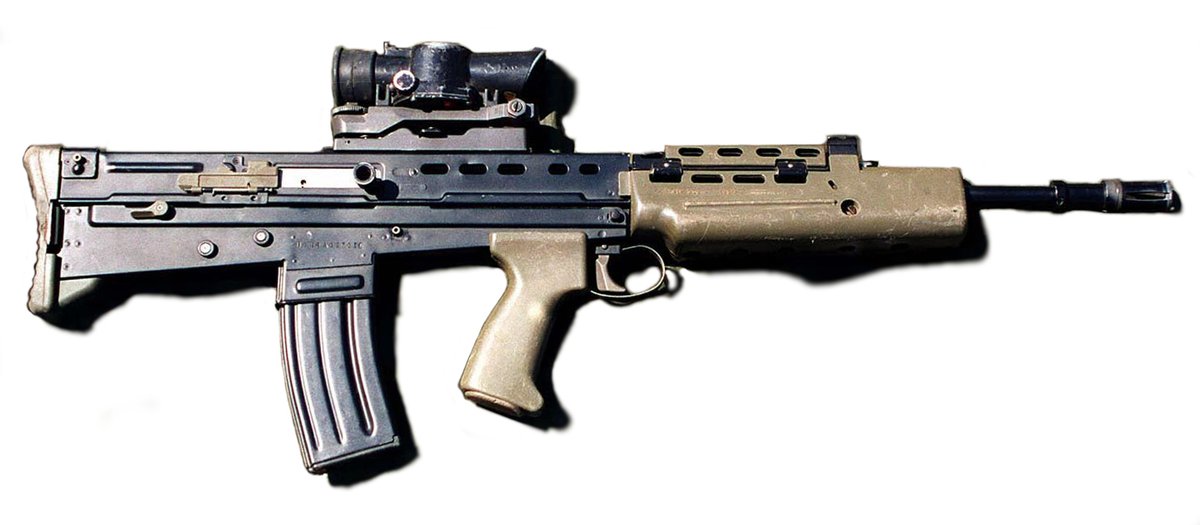 5. Oh christ I forgot to make this one my #1. the SA80/L86/L87, the current rifle the Br*tish (a slur) army uses and christ. an ugly gun for an ugly nation. the fuckin Quasimodo of guns. ugly.