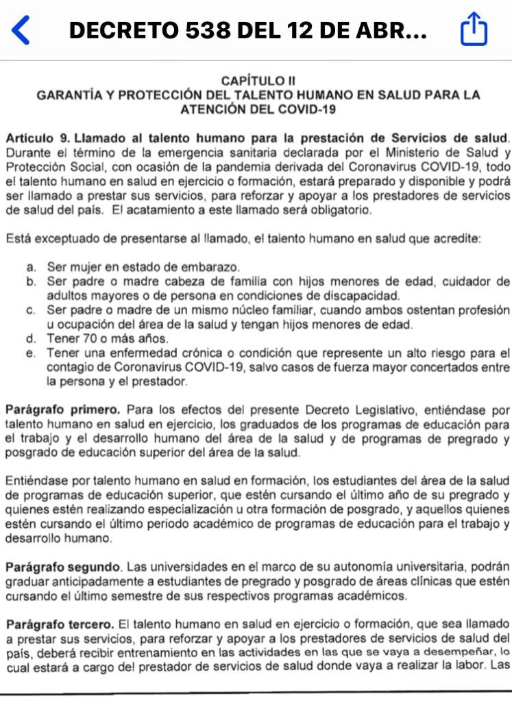 jsenior64's tweet photo. Cuantos más va a permitir @IvanDuque y @Fruizgomez en su conciencia si no enderezan el camino? Cuantos más profesionales de la salud deben perder la vida para entender que esto no es un juego ni se soluciona con un artículo intimidatorio; cuanto más alarde de poder nos tocará? https://t.co/XPLLRfPngf