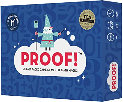 Less popular, but elegant, with hopes for future use (especially with chocolate chips) is Proof. You deal nine numbers and then kids have to make equations from them. I really do think they will grow to love this as much as I do. Yes I'm delusional. https://amzn.to/2VqGgYW 