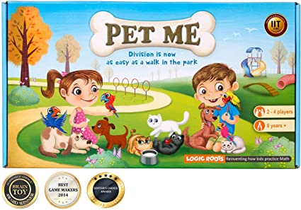 If you simply want to pay $23 to teach your kids simple division (I am not above this) then a highly useful but short-lived game is Pet Me, where kids learn to distribute treats to pets of different number. https://amzn.to/2VjS2o6 