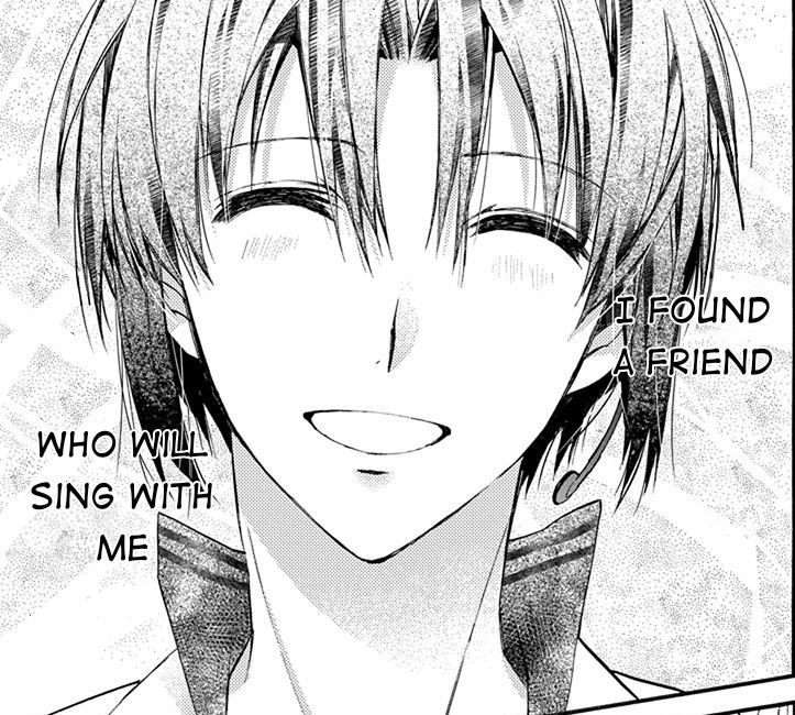 Riku have always wanted to hear tenn say he wants to sing with him but deep down Riku acknowledges he probably will never hear those from him, so this scene here where Iori's the someone Riku finds who would, speaks volumes about the fact I love them bye