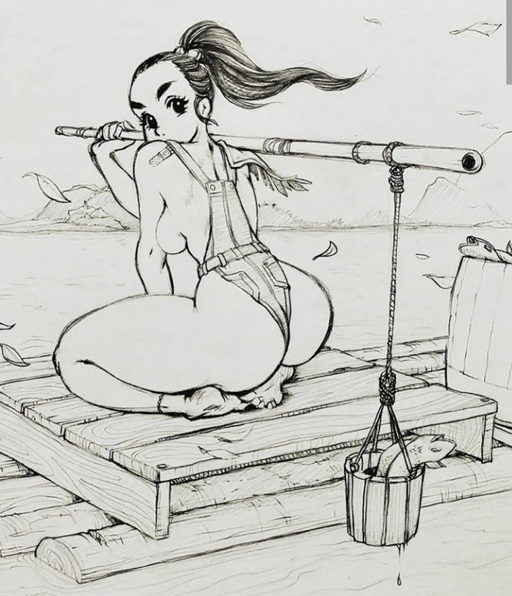 SolarPuffArt's tweet photo. The perfect day to go fishing along the river ;)

#SeductiveSunday #SundayThoughts #fishinglife #JourneytotheSavagePlanet #Riverside #beautifulday #beautiful #beauty #manga #comics #fightingspirit #bigcatch #rafting https://t.co/lL2qOw6Ufk