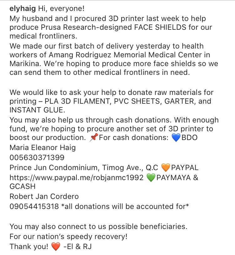 EleanorHaig's tweet image. Hello, Twitterverse! Hope you can help us. ❤️
#ProjectFrontline #frontliners #COVID19 #medicalworkers