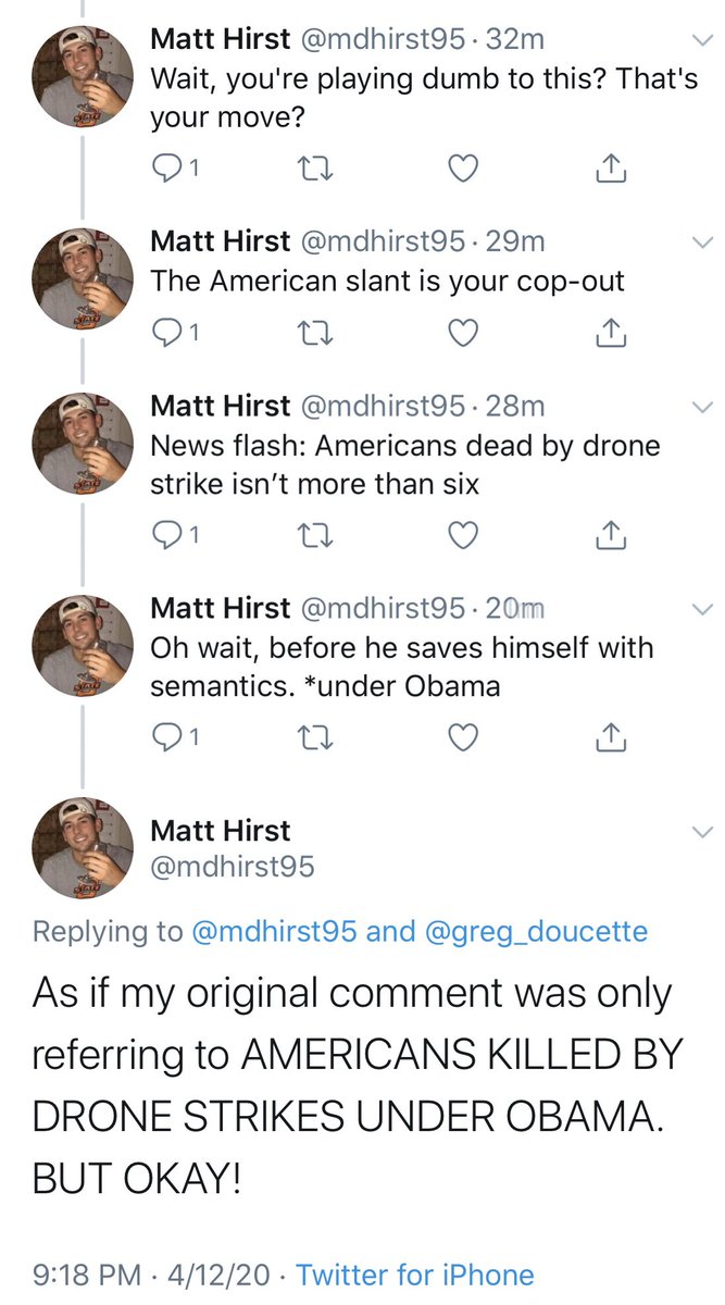 Matt is having a very normal evening