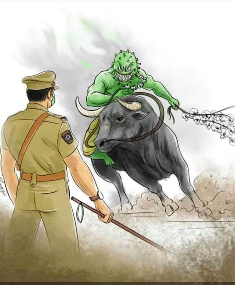 Shashi_Jay_Hind's tweet image. अगर मृत्यु का देवता #यम कोरोना बनकर हमारे प्राण लेने भी आ जाए तो उसका मुकाबला करने वाले #पुलिस ,#डॉक्टर्स #नर्सेस हमारी जान बचाने के लिए सबसे आगे खड़े है ! 

शत शत नमन है इन विरो को 🙏🙏🙏🙏

@narendramodi