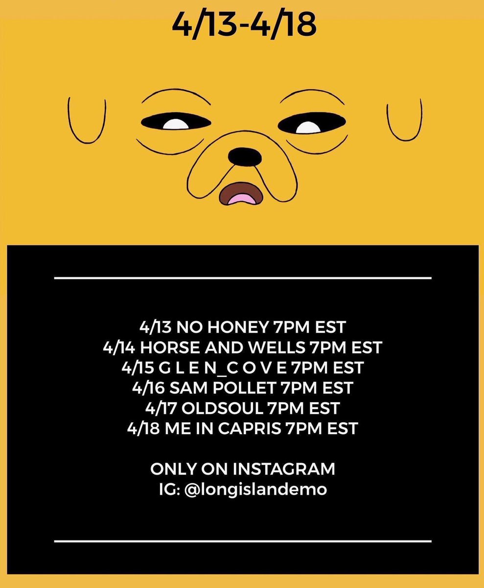 Tomorrow @ 7pm we are going live over at @emo_island ‼️ Come hang and listen to some covers as well as some originals 🤗