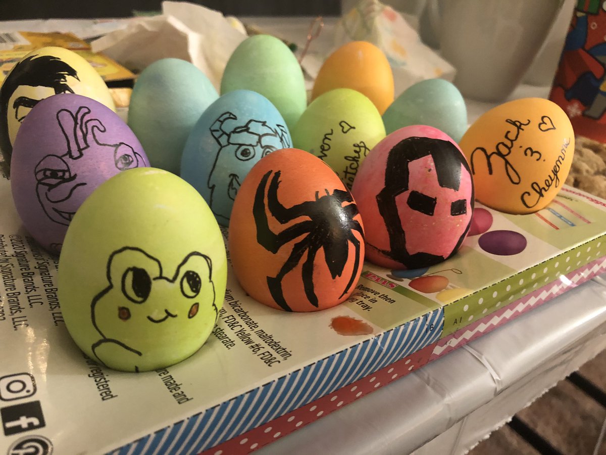 End results of a great day #EasterInQuarantine