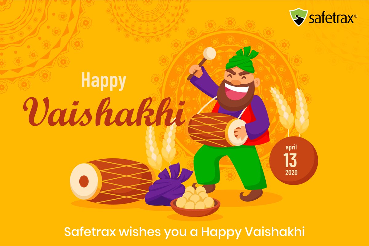 Team Safetrax wishes you all a very happy #Vaishakhi!

#transportautomation #employeesafety #schoolbustracking