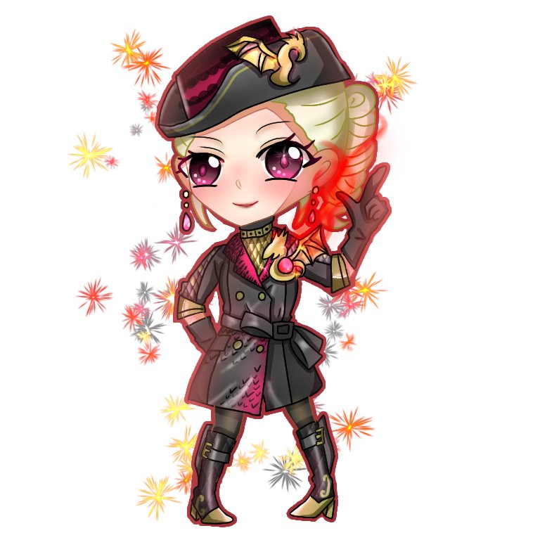 空軍マーサベハムフィール ニーズヘッグ #第5人格イラスト #第五人格