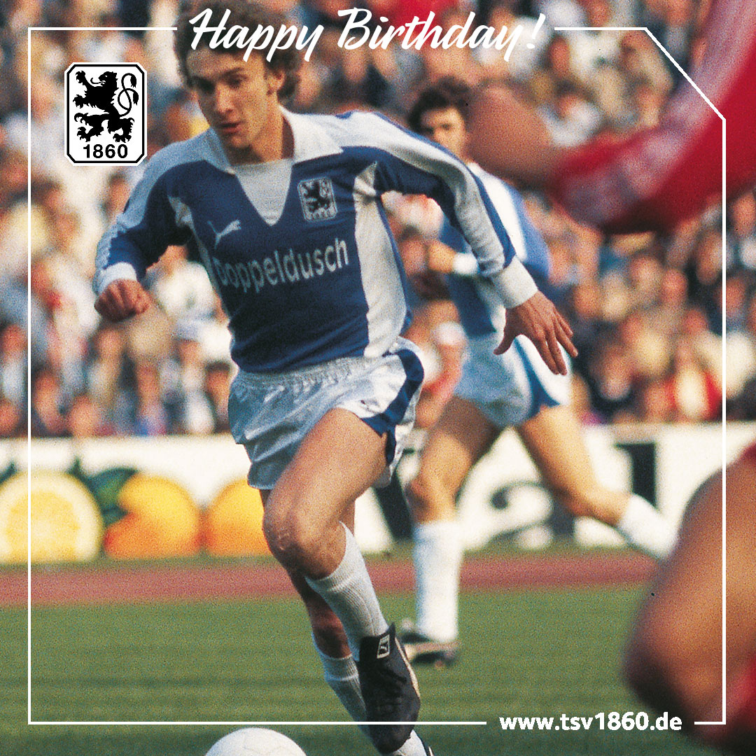 TSV1860's tweet photo. Rudi #Völler begann seine Karriere bei den #Löwen. Heute feiert der Torjäger seinen 60. Geburtstag. Der TSV 1860 wünscht seinem Ex-Spieler alles Gute zum Geburtstag! Einmal Löwe, immer Löwe!  🍾🥂🍺🎂🍀
Weiterlesen: ▶https://t.co/7Mg5dBBQk7
#tsv1860 #ELIL @3_liga  #Birthday https://t.co/NIlQPecZF5