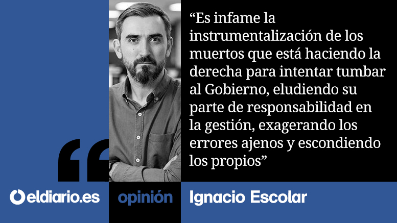 eldiarioes's tweet photo. ✍️🏿 "Mientras el PP insiste en culpar al Gobierno de los muertos por su 'negligencia' y Vox acusa al Gobierno de 'criminales', la OMS dice justo lo contrario"

Lo que Casado y Ayuso olvidan cuando culpan al Gobierno de los muertos, la opinión de @iescolar https://t.co/tKOT9SKGbO https://t.co/witeBqS80Q