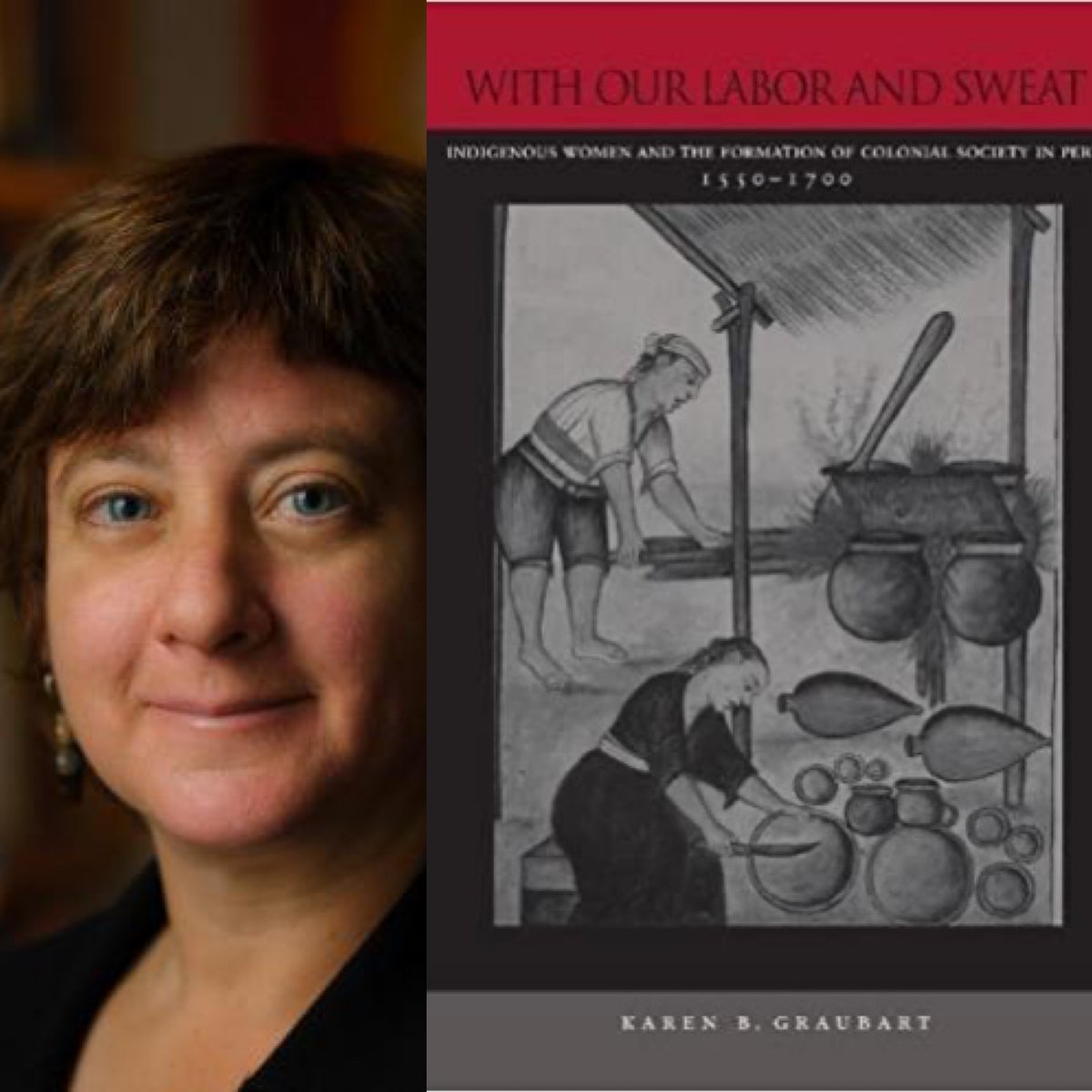 araujohistorian's tweet photo. #BOOK44 Karen Graubart's With our Labor & Sweat: "Colonial law saw plebeian Indian women as a homogeneous category (elites always enjoyed their own privileges) but local conditions meant that women might have vastly divergent experiences." #WomenAlsoKnowHistory #twitterstorians https://t.co/Ma6aae0k0I