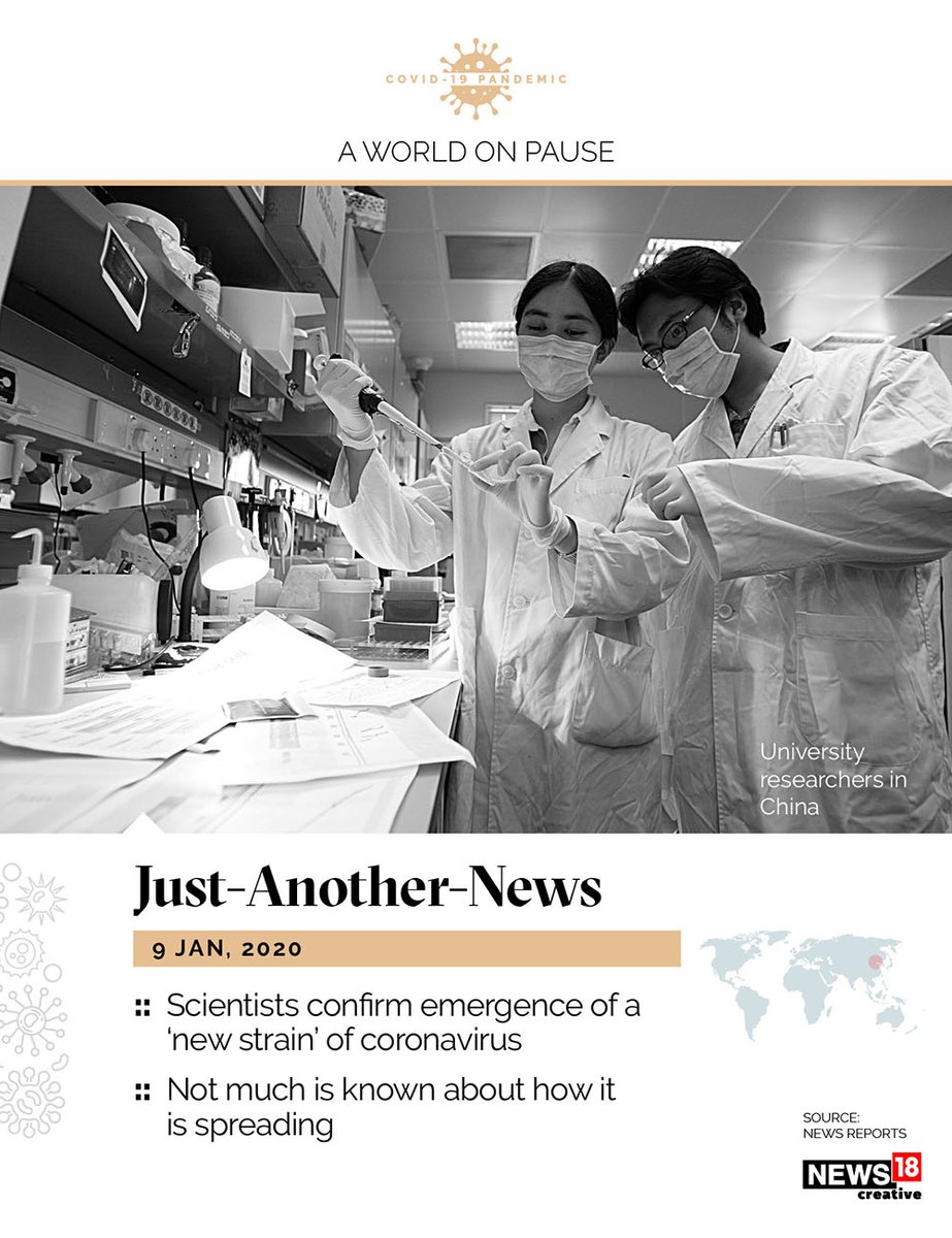   #CoronavirusOutbreak- A look at 100+ days, that changed the globalized world.Latest updates:  https://www.news18.com/coronavir... 𝙖𝙣𝙤𝙩𝙝𝙚𝙧 𝙣𝙚𝙬𝙨: