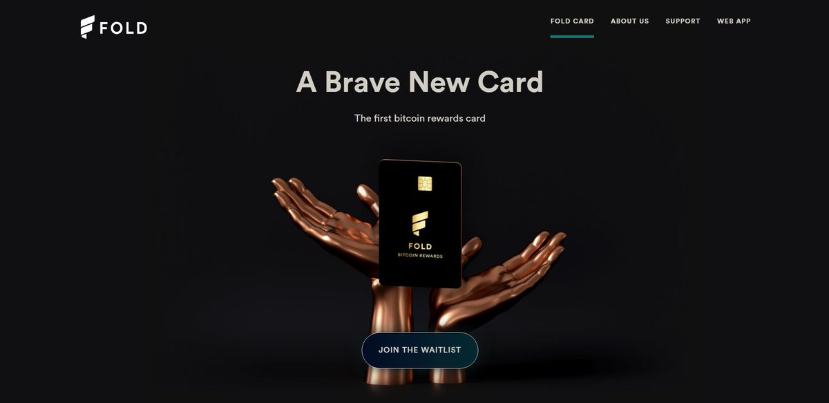 Cybtc's tweet photo. Fold launches Debit card with bitcoin rebate!
https://t.co/tV9PMdBqUg https://t.co/2VIgdTPF6z
