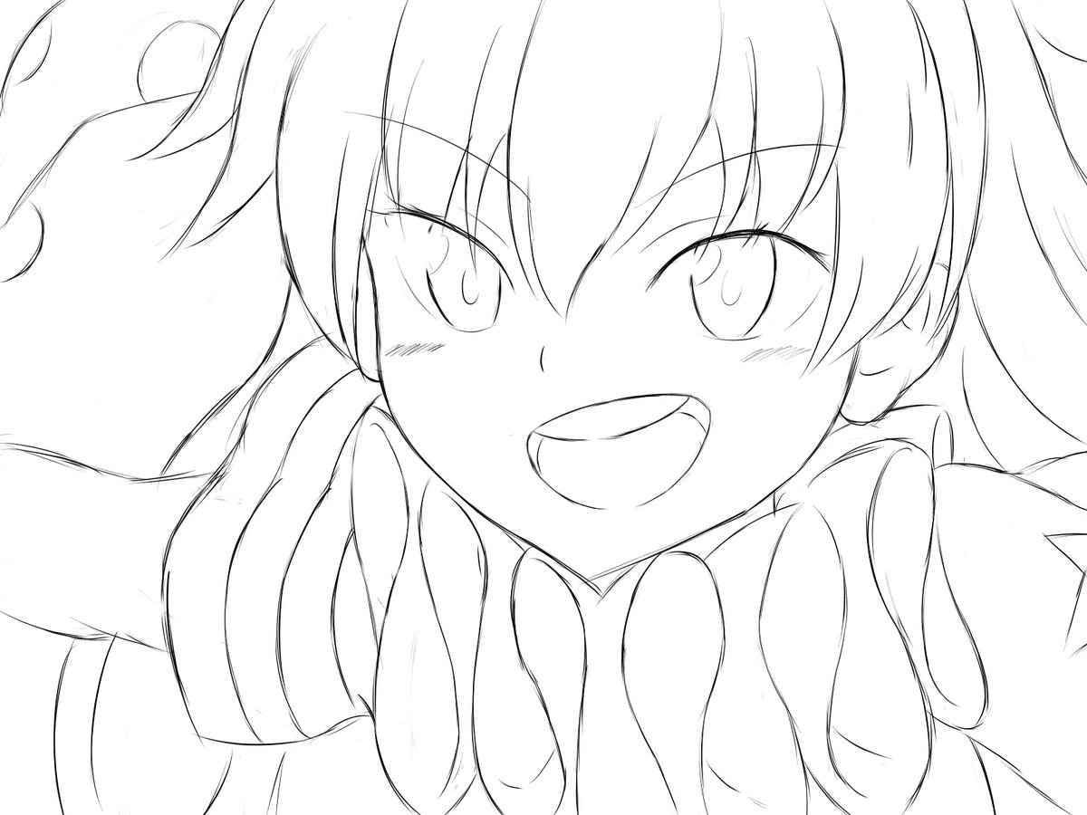 昨夜の模写 