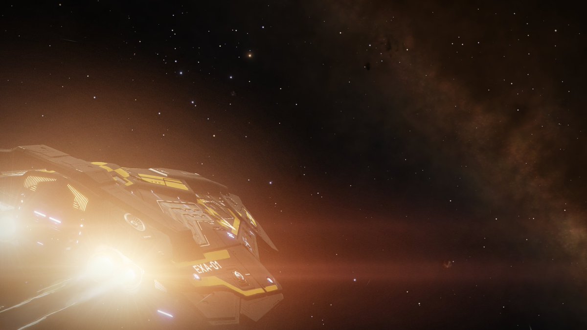 Starting my first journey to Sagittarius A*! and yes, I'm doing it in a python. Leaving Ix -> Next stop: Rohini! #EliteDangerous