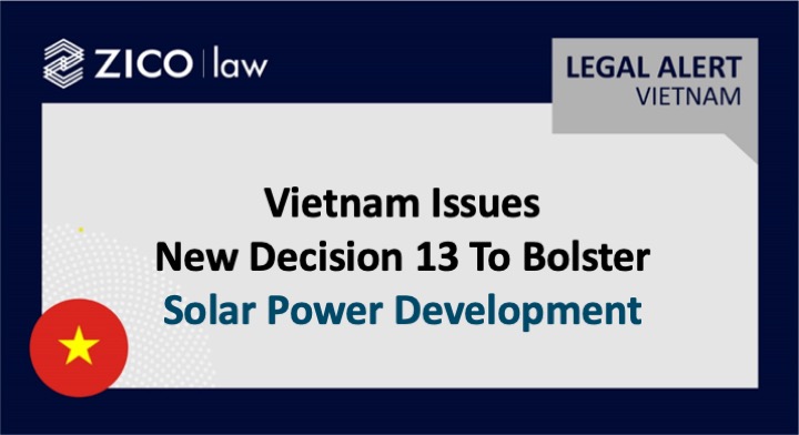 The Prime Minister of Vietnam issued decision Decision 13 on the mechanism to encourage solar power development in Vietnam, together with a new feed-in tariff (FIT) regime for solar power projects.

zicolaw.com/resources/aler…

#vietnam #solarenergy #renewableenergy