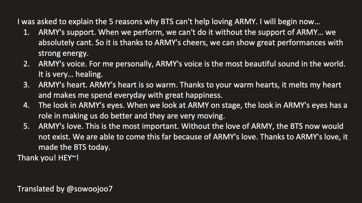 5 reasons why BTS can’t help loving ARMY: V