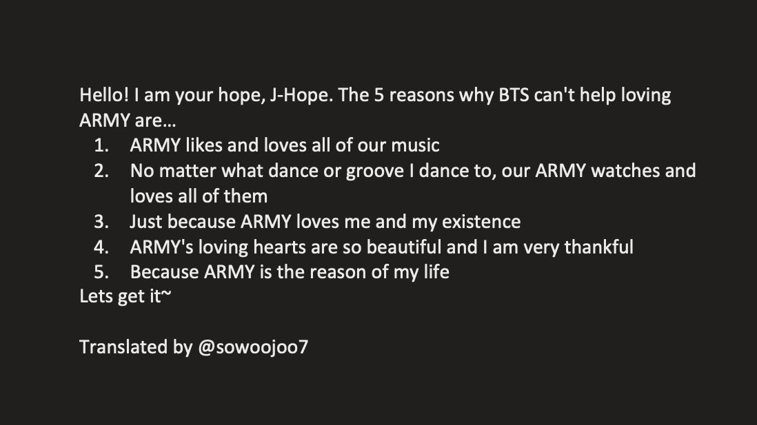 5 reasons why BTS can’t help loving ARMY: J-Hope