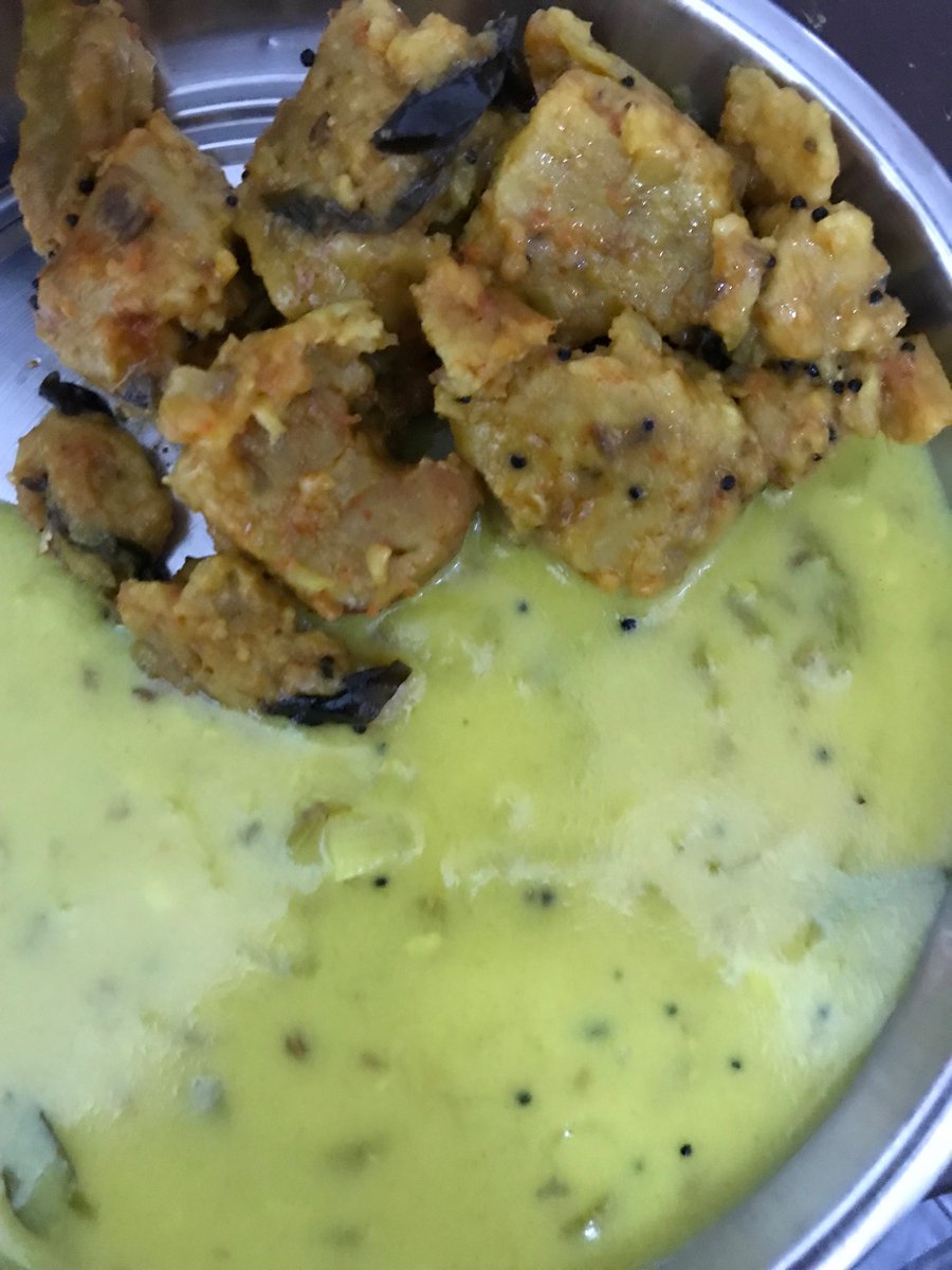 Curry and muthia (gatte) Not besan ke gatte ki sabzi These gatte is made from loki and wheat flour..