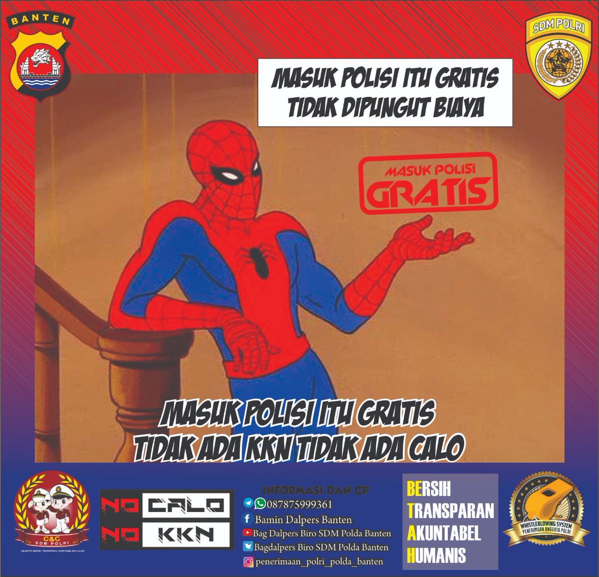 POLSEKPASARKEM2's tweet photo. Percaya lah kemampuan sendiri kamu pasti bisa,
Kuncinya adalah yakin dengan usahamu

Tidak pake Calo itu baru  yang namanya Keren..

Percaya diri No Calo No KKN

@ssdm_polri
@rekrutmen_polri
@divisihumaspolri
@humaspoldabanten

#casis2020
#catar2020
#penerimaanpolripoldabanten https://t.co/dqd0AO4S66