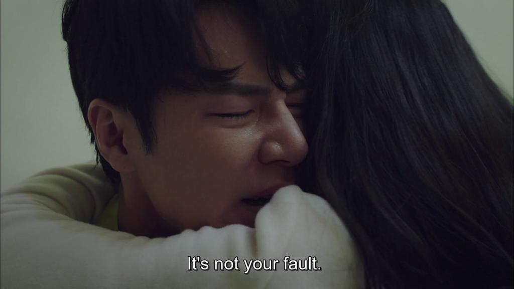 Johnnysology's tweet photo. One does not simply not to cry every 2 minutes in one ep of this drama
In this scene i cried my heart out
You can obviously see that he loves her sm, he still loves and this love didn't change the whole 5 years they were apart, he is not alive without her. 
#HiByeMama #KimTaeHee https://t.co/uiHjvKBYDo