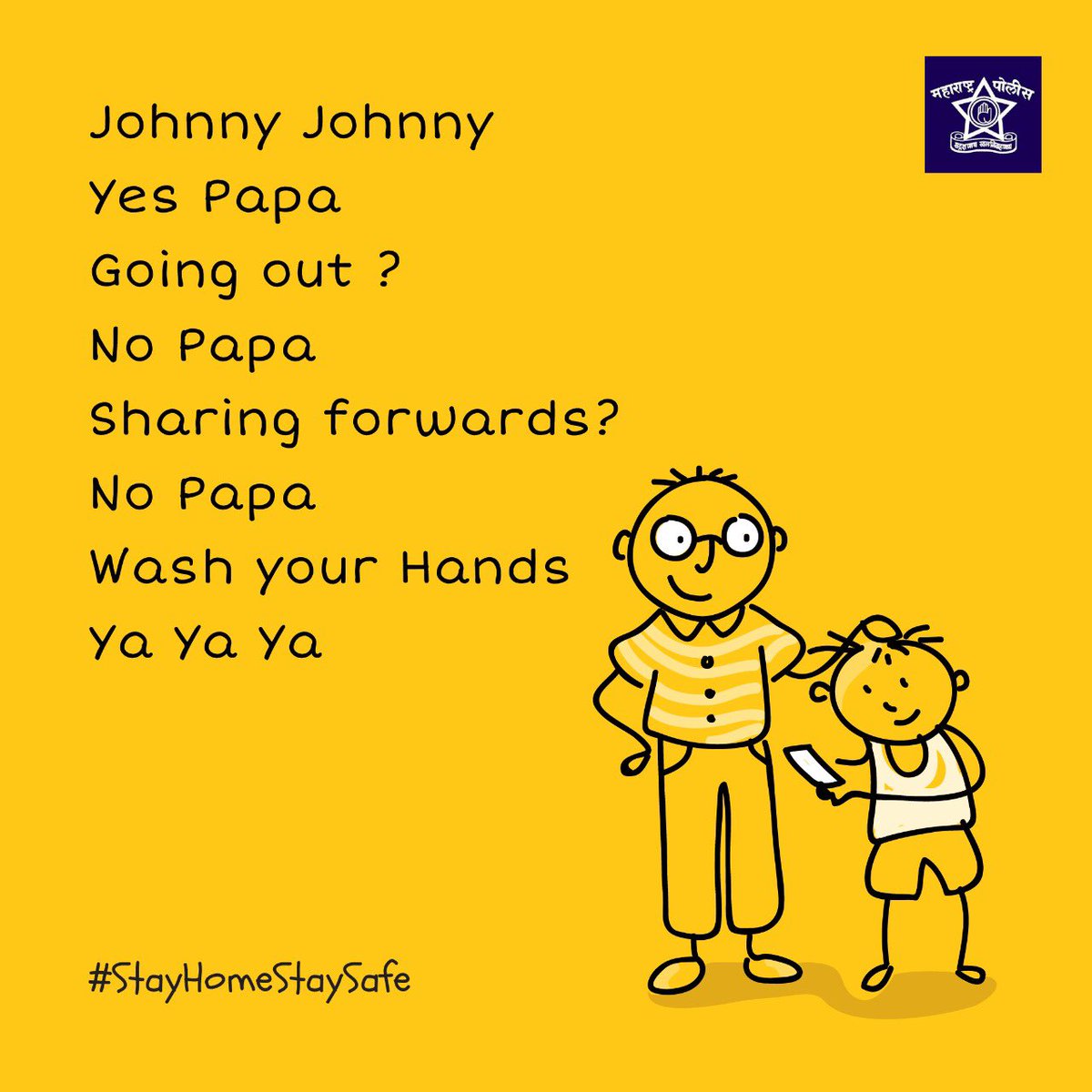 Johnny is not telling lies for once! Be like Johnny. #StayHomeStaySafe