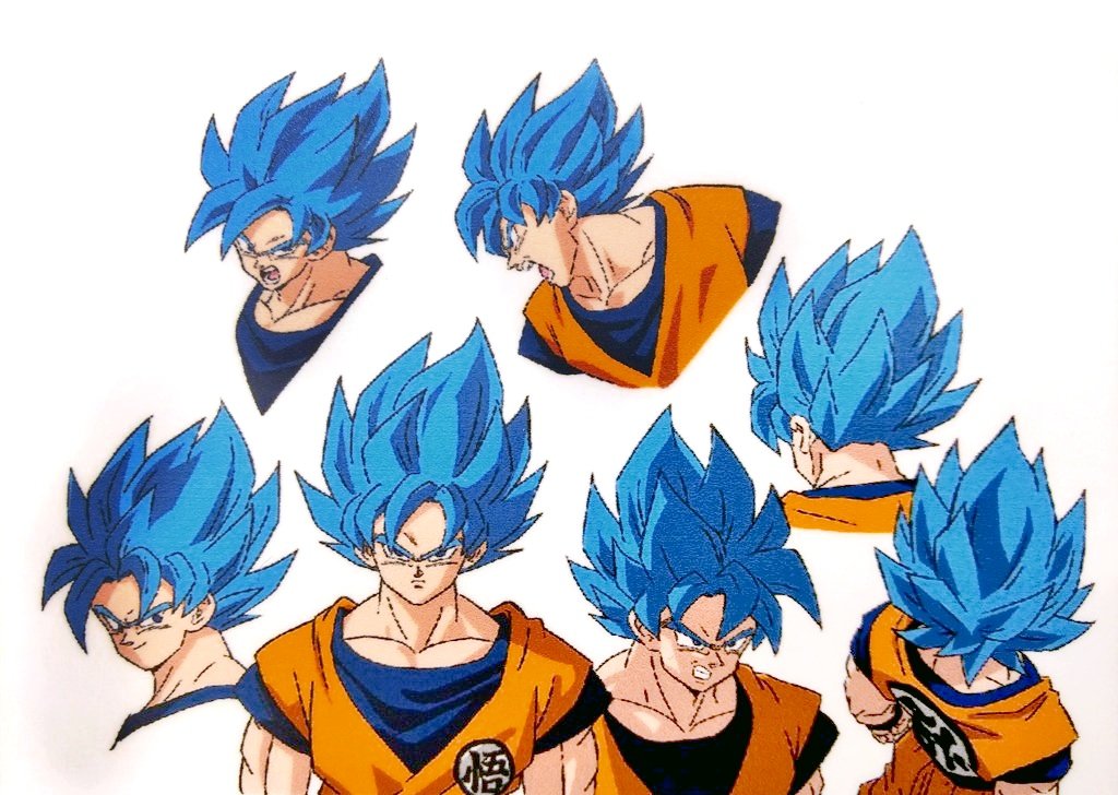 X 上的TheGhost:「Goku ssj 2 Blue estilo Shintani / X