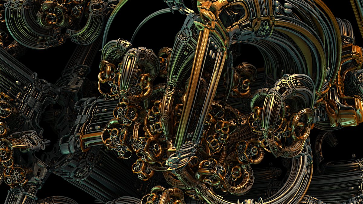 InfiniteIterat's tweet photo. "Olition Gyroscope"
#art #fractal #abstract #fractalart #mb3d #artist #mandelbulb3d #mechanical #infiniteiterations #mathart https://t.co/1YtbdsEs6S