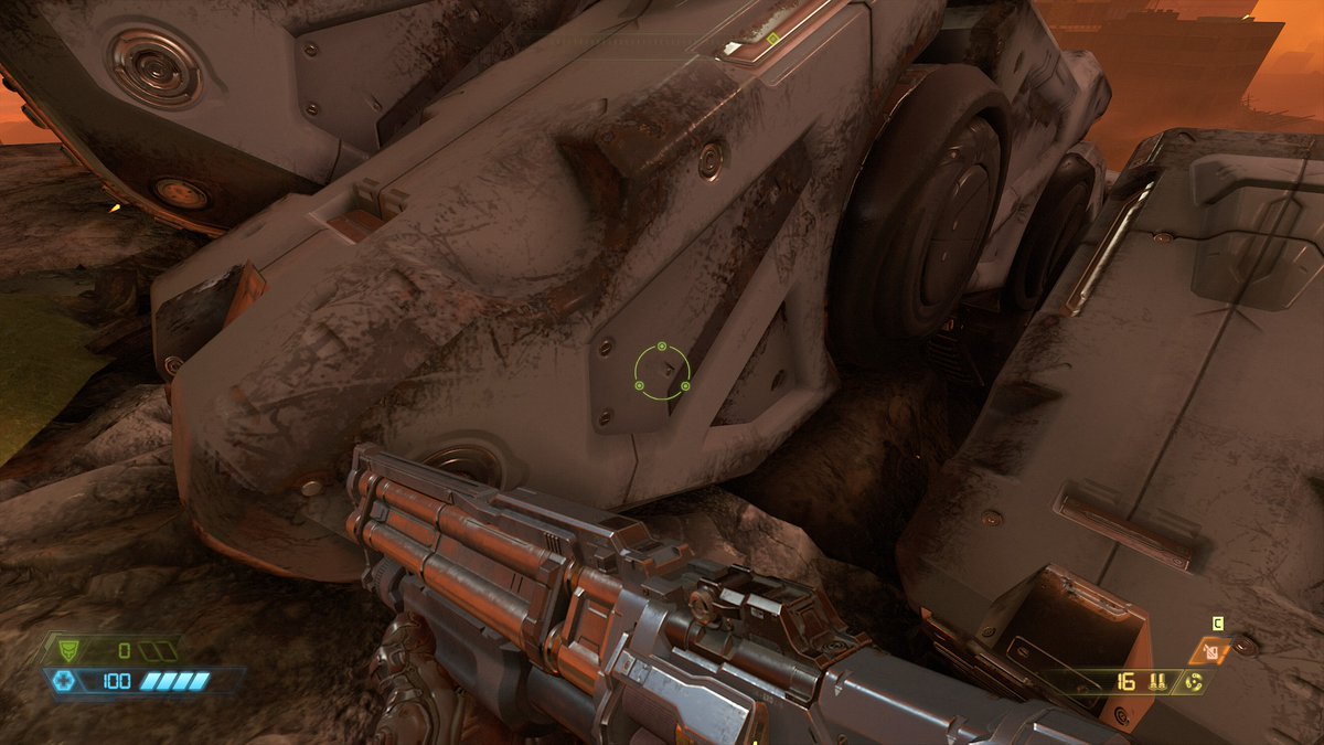 I really, really dig this big robot hand. It's an excellent example of mid-poly modeling with decals for detail. Having done this type of work professionally, it's always nice to see it well executed in other games.