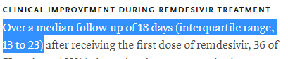 HOWEVER, there was a huge issue hereMost patients didn't have the follow-up required to perform this calculation. In fact, based on the IQR presented here, less than 25% had 28 days follow-up data to analyze!