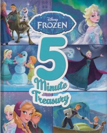  #Frozen 5 minutes series, in pic orderUS: 5-Minute Frozen STORIES 192p8/2015: 1484723309/978148472330210/2019: 1368041957/9781368041959UK: Frozen 5-Minute TREASURY 192p1/2016: 1474848192/97814748481907-8/2016: (same cover)1474844545/97814748445431474844537/9781474844536