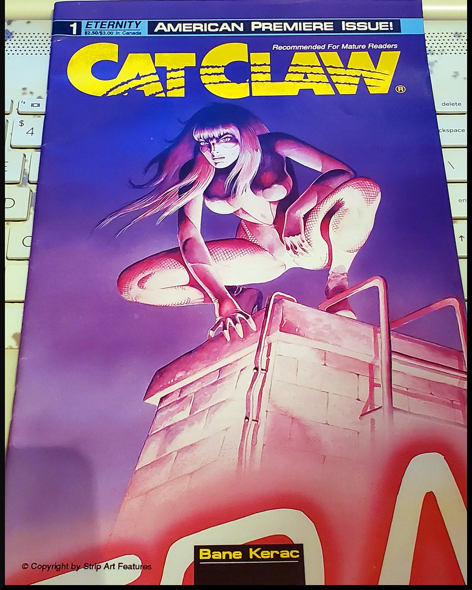 #catclaw #maturereaders 
Issue 1
1990 #eternitycomics
1 book ~ 9.8 near mint 
#comicbooks
instagram.com/p/B-6BUlrBK-9/…