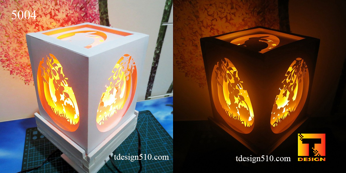 Tdesign68777021's tweet photo. Easter Bunny 5-sided papercut lightbox
File &amp; Instruction: https://t.co/1zYqYsuTFW
Materials: paper, foam board, leds
#Easter #Easterlightbox
#EasterBunny #EasterEgg
#Easterpapercutlightbox
#5sided #papercut #lightbox #papercutlightbox #shadowbox #3dlightbox #handmade
#tdesign510 https://t.co/0oixdRpFMH