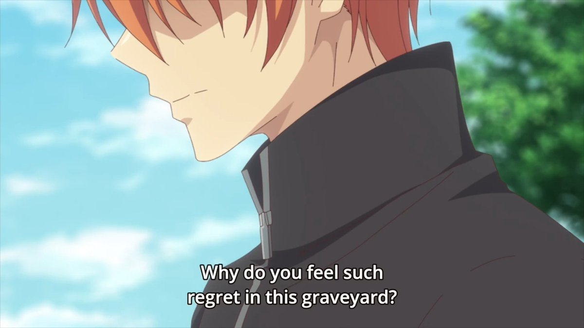 There is an obvious show of guilt coming from Kyo in the presence of Kyoko's grave. I believe Kyo was involved (in a passive way) and/or knows the details surrounding Kyoko's death. Yet again, we have another intriguing mystery that I'm excited to see unfold later.  #StrangeWaves