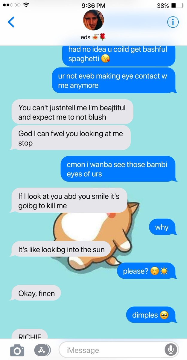 089 》 romantic dinner( richie's phone, eddie's phone )