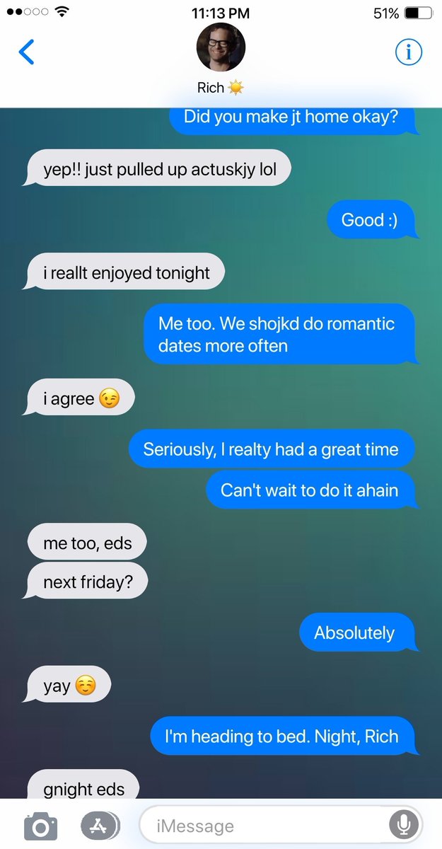 089 》 romantic dinner( richie's phone, eddie's phone )