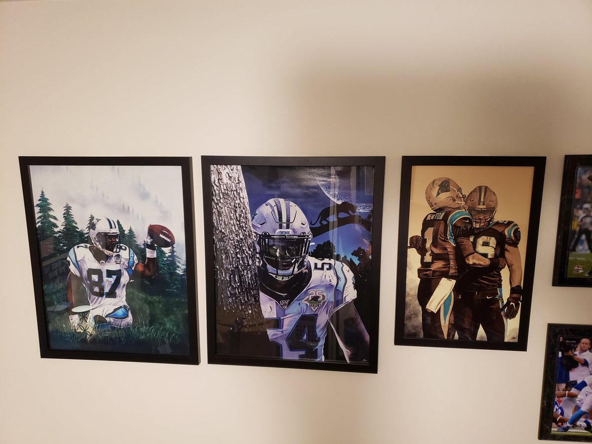 RPabon5115's tweet image. Two more pieces framed and added to the wall! Amazing artwork by @thatpunkpanther. Looking forward to adding much more! Y'all need to check this artist out!! #KeepPounding
#Moose
#ShaqAttack
@ShaqThompson_7
@MooseMuhammad87