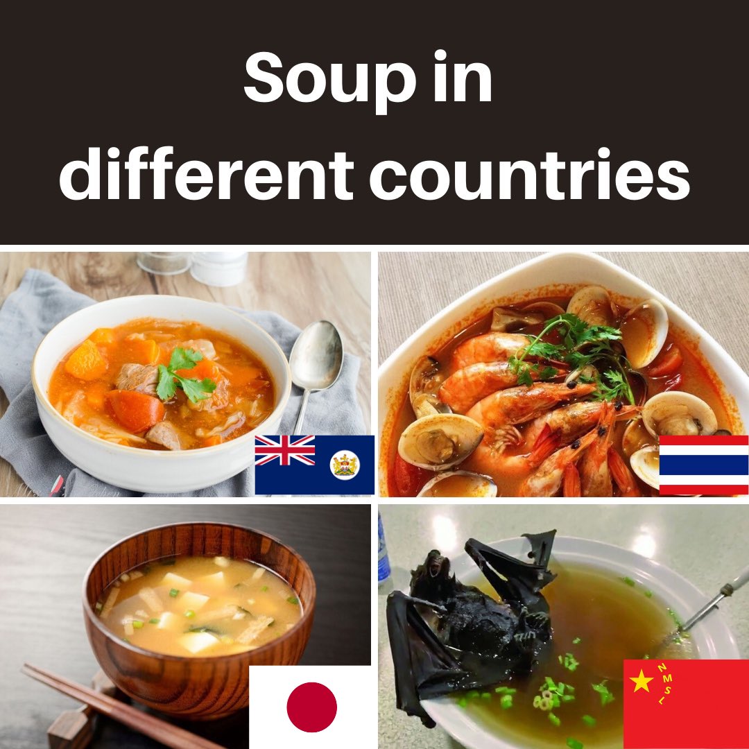 Also please don’t forget the soup   #nnevvy  #China  #ChineseVirus