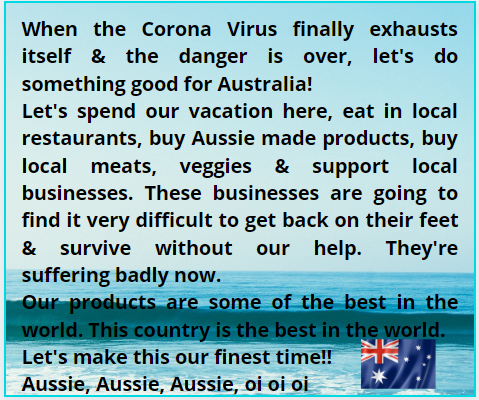 Aussie Aussie Aussie oi oi oi #Covid_19australia #COVID2019AU #coronavirusaustralia