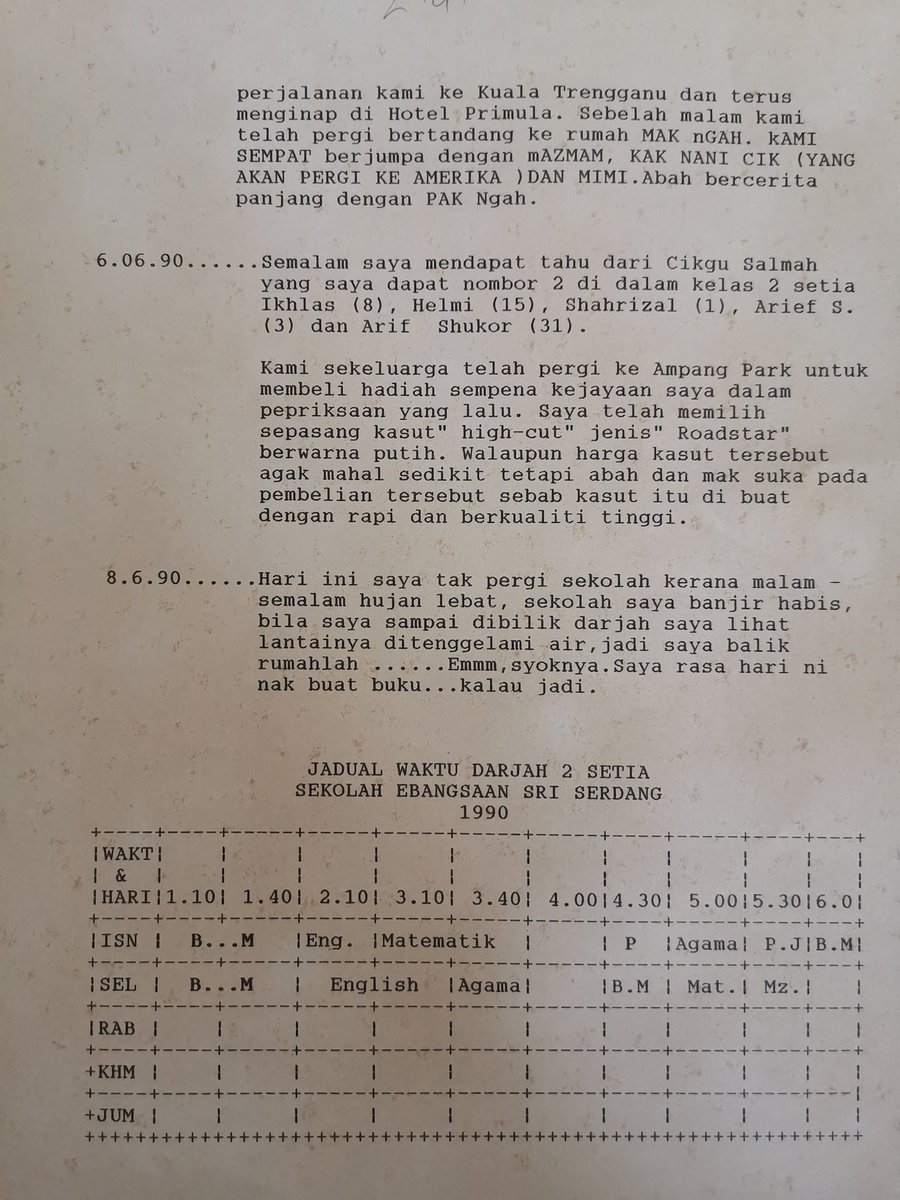 JohannAffendy's tweet photo. Found a relic from my past. It's my old diary from the 90's! Cringe-worthy writing aside, i guess i do love typing up my thoughts even back then. This was actually inspired by #DoogieHowserMD, a TV series about a young genius doctor. Software used was called #ProfessionalWrite. https://t.co/WaeCPaGKUj