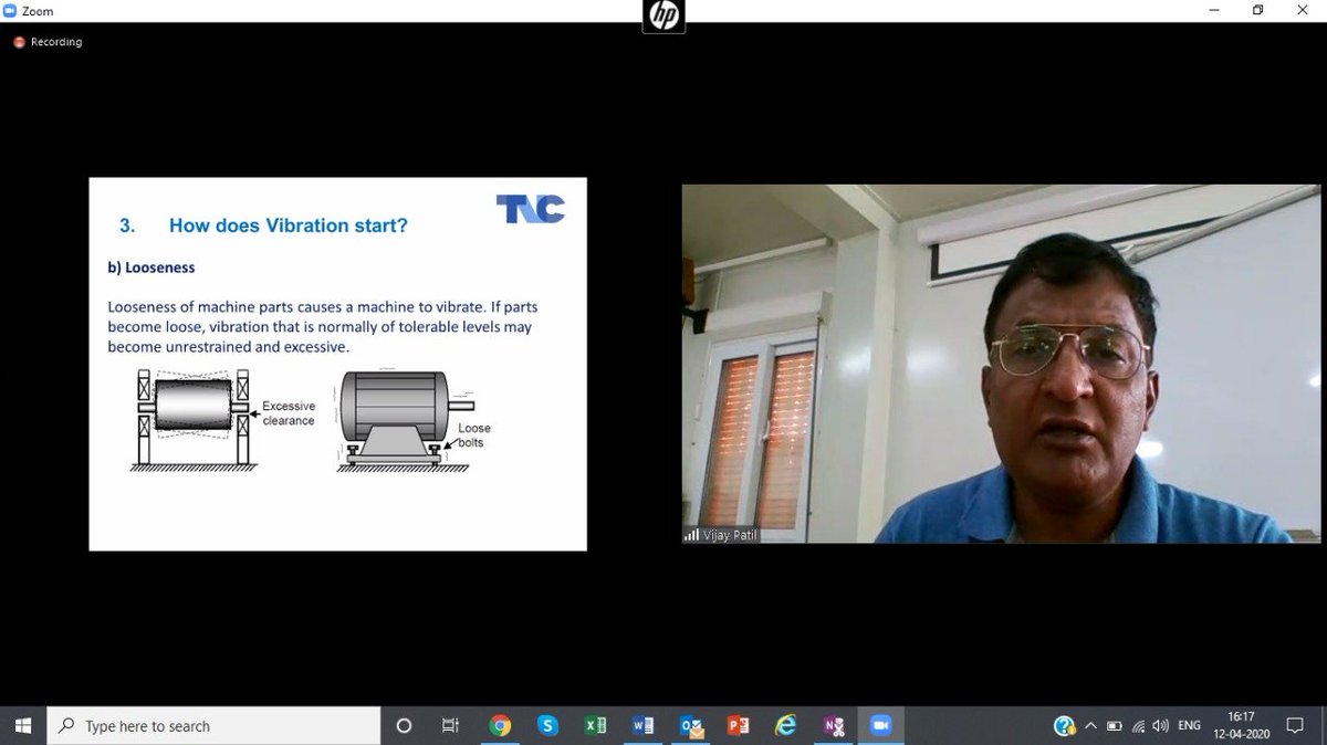 TheiaNew's tweet photo. #Vibration_Measurement is key to #Condition_Monitoring of #Assets (Rotary Machines) in any #Process_Industry. Dr. Vijay Patil @TheiaNew did a virtual session from Suriname (S America) for #Instrument Engg. students @DYPatilRAIT yesterday with practical inputs. Well appreciated! https://t.co/hLLKrlPsG7