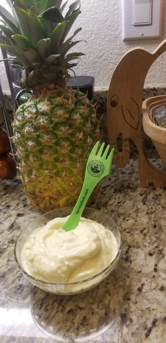KillaWong's tweet photo. 2 cup frozenππ₯ + 2 scoops of vanillaπ¦+ splash of π juice + pinch of π juice = π #DoleWhip #KillaKitchen #StayAtHome https://t.co/zlv9LRXlUy