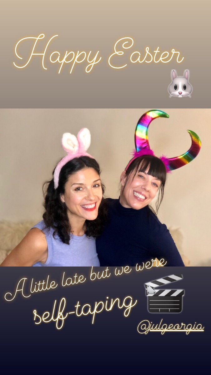 KarolaRaimond's tweet image. Selftaping Sunday 🎬 #HappyEaster #Quarantine #selftape @JulGeorgia