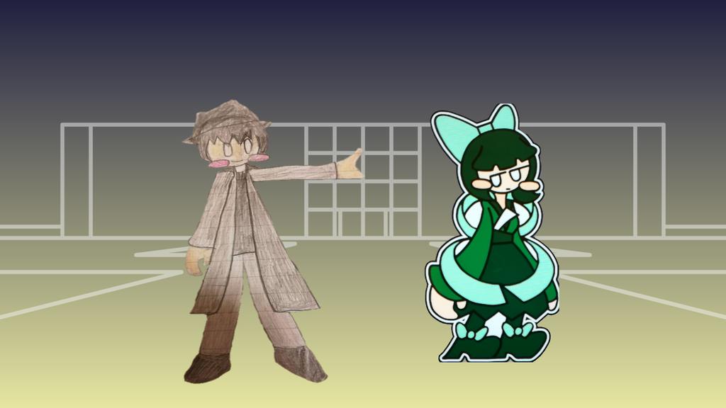 kurozato_zero's tweet photo. #PHRASEFIGHT (@veryOKjp)
バーチャル背景を使って自分のオリキャラ(PHRASEFIGHT風)がまさかここで役に立つとは……ありがとうございます🙏🏻最高です https://t.co/8HbgWfDUeG