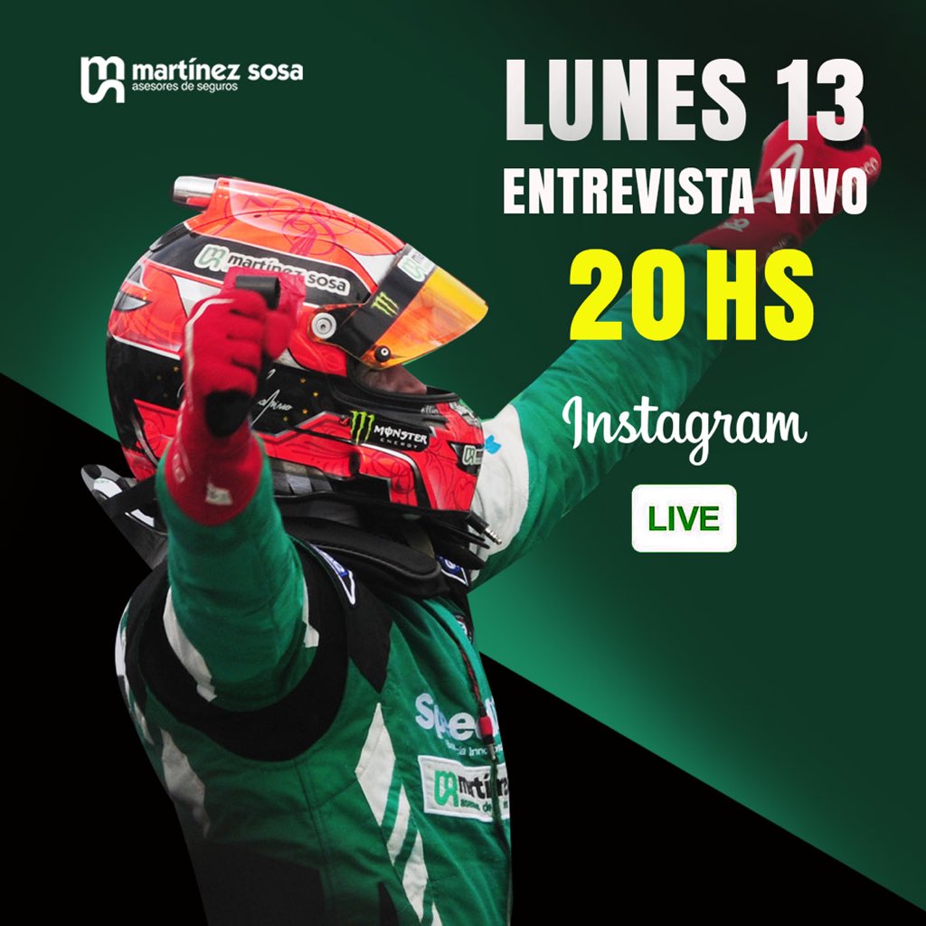 No te pierdas este lunes a las 20 horas el vivo que realizaremos con <a href="/AgustinCanapino/">Agustín Canapino 🇦🇷</a> por nuestro canal de Instagram <a href="/martinezsosa/">miguel angel</a>.sports .