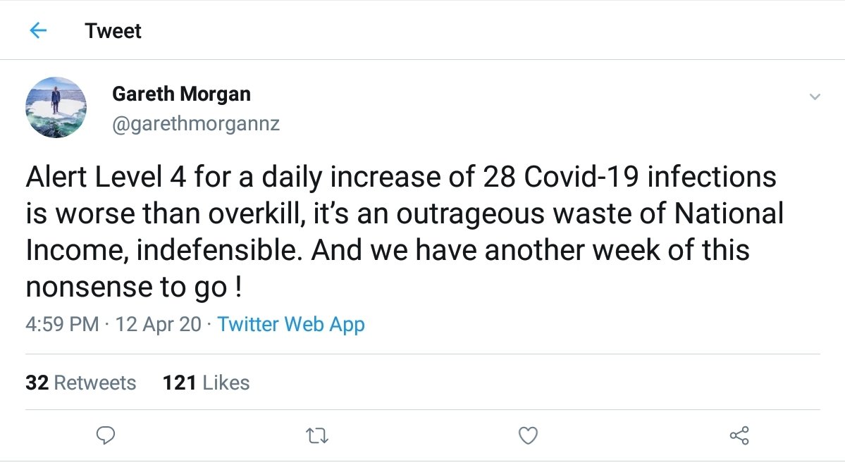 But suddenly, Morgan flips his lid.Apparently the actions that earlier he believed necessary to save lives (tweets 2 and 3 of this thread) are now secondary to the survival of the economy.Did he make the mistake of looking at the value of his investments?6/7