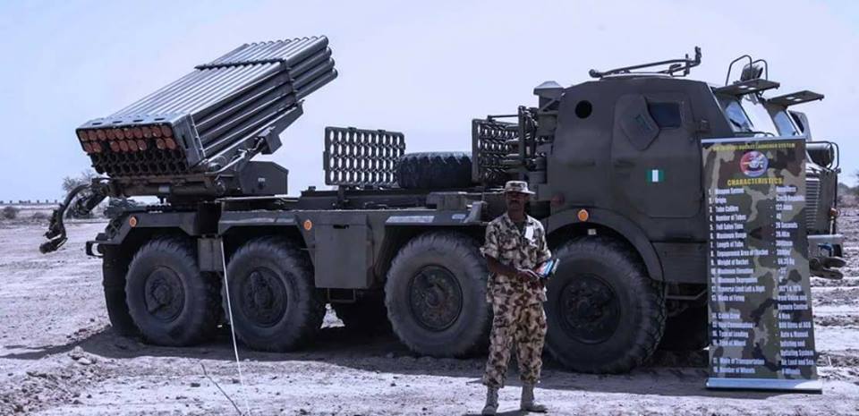 The Nigerian army's battle plan has always centred around heavy artillery and mechanized Brigades. This entails bombardment by large numbers of cannon and rocket artillery.