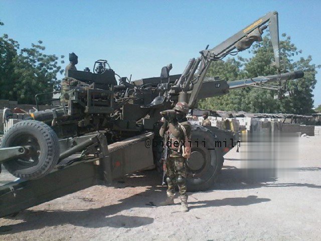 (2) the Nigerian army favours cannon artillery for its relative accuracy and ammunition conservation compared to expensive 122mm rockets.